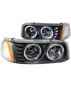 Anzo USA Crystal Headlight Set w/Halo GMC- ANZO-111207