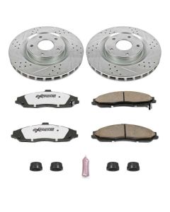 Power Stop 05-07 Cadillac XLR Front Z26 Street Warrior Brake Kit - POWE-K1417-26