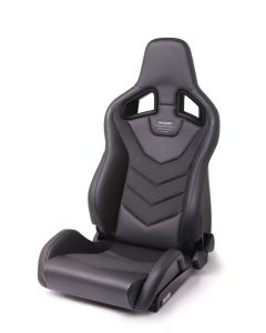 Recaro Sportster GT Driver Seat - Black Leather/Carbon Weave