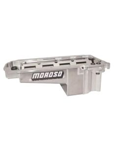 Moroso Drag Race Baffled Wet Sump 7qt 7.5in Aluminum Oil Pan GM LT COPO Camaro w/Rear Sump 2016+- MO