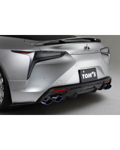 TOM'S Racing Stainless Axle Back Exhaust System (TOM'S Barrel/Titanium Tip) for 2018+ Lexus LC500 - TMS-17400-TUZ10