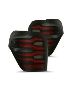 AlphaRex LUXX-Series Black-Red LED Tail Lights Toyota 4Runner 2010-2021- ALPH-690050