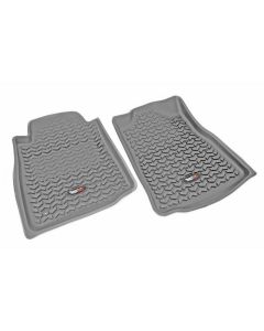 Rugged Ridge All Terrain Floor Liner, Front Pair, Gray, Auto 05-11 Tacoma Toyota Tacoma 2005-2011- RUGG-84904.10