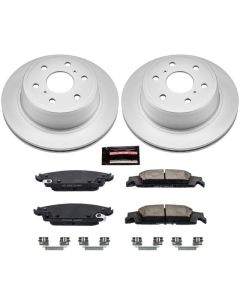 Power Stop 15-19 Cadillac Escalade Rear Z17 Evolution Geomet Coated Brake Kit - POWE-CRK6562