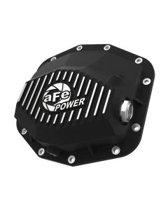 aFe POWER Pro Series Rear Differential Cover Black w/ Machined Fins Ram 1500 TRX V8 6.2L 2021+- AFE-