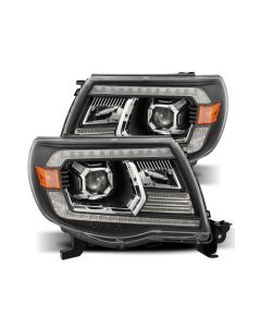 Toyota Tacoma  LUXX-Series Projector Headlights Black  2005-2011 Alpharex- ALPH-880741