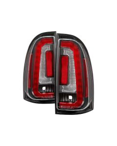 Spyder Auto LED Tail Lights Black Toyota Tacoma 2005-2015- SPYD-ALT-YD-TT05V2-LB-BK