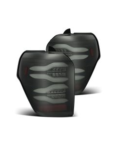 AlphaRex Pro-Series Jet Black LED Tail Lights Toyota 4Runner 2010-2021- ALPH-ATL-T414-W-LBS