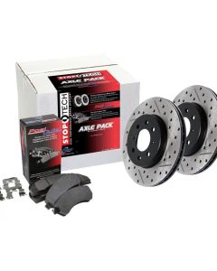 StopTech Street Big Brake Kit Drilled and Slotted 4 Wheel Ford Front and Rear- STOP-935.61015