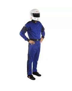 RaceQuip 110 Series Pyrovatex Racing Suit - Blue -2XL- RACE-110027