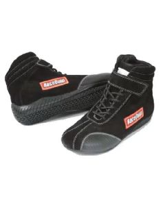 RaceQuip Euro Ankletop Racing Shoes - Black - Size 9.5- RACE-30500095