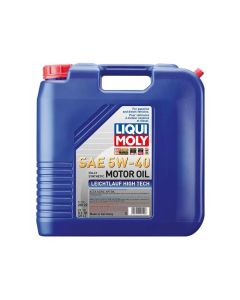 Liqui Moly 20L Leichtlauf (Low Friction) High Tech Motor Oil 5W-40- LIQU-20122