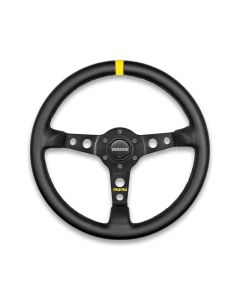 MOMO MOD.07 Black Leather Steering Wheel- MOMO-R1905/35L