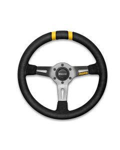 MOMO MOD.Drift Black Suede Steering Wheel- MOMO-R1907/33S