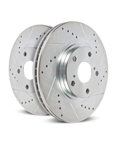 Power Stop 11-21 GMC Sierra 3500 HD Front Left Evolution Drilled & Slotted Rotor - POWE-AR82153XL