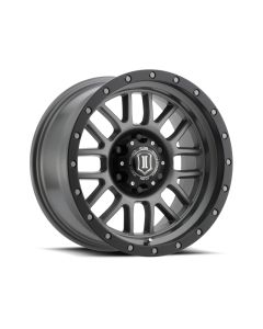 ICON Vehicle Dynamics Alpha 17x8.5 5x5 0mm Offset 4.75in BS 71.5mm Bore Titanium Wheel - ICON-1217857347TT