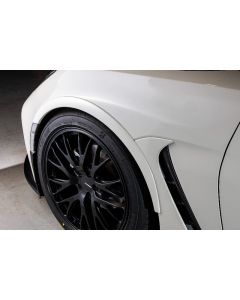 GROW Design ABS Gloss Black Painted Front & Rear Over Fenders for 2021+ Toyota GR 86 - GRDE-GR86-ABS-FROF-GB