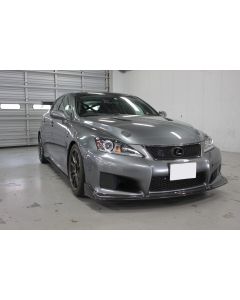 LEMS Dry Carbon Front Lip with Clear Coat for Lexus IS F - LEMS-L735C