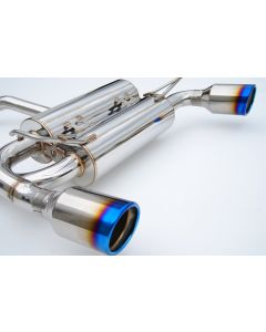 Invidia 02-08 Nissan 350z Gemini Rolled Titanium Tip Cat-back Exhaust - HS02N3ZGID