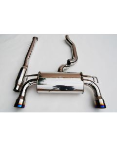 Invidia 09+ EVO 10 Q300 Titanium Tip Cat-back Exhaust - HS09MEXG3T