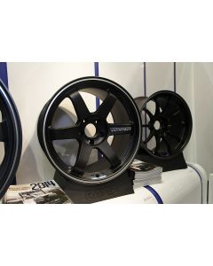 VOLK RACING TE37 ULTRA 19X9.5 +44 OFFSET  5X114.3 MATTE BLACK