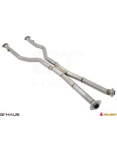 GTHaus Meisterschaft Cat-Back LSR pipe (Front + Mid Section) Stainless Steel Midpipe for Lexus IS500 2021-2023 - LE0723000