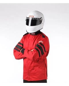 RaceQuip 120 Series Pyrovatex Racing Jacket - Red - Large- RACE-121015