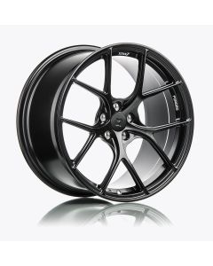 TITAN 7 T-S5 FORGED SPLIT 5 SPOKE WHEEL 19X10.5 +32 5x114.3  60.1 bore Machine Black