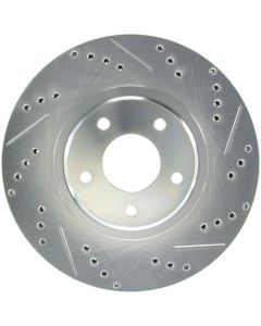StopTech Select Sport Drilled and Slotted Brake Rotor Front Left- STOP-227.42080L