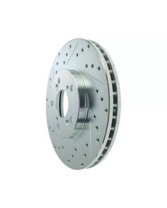 StopTech Select Sport Drilled and Slotted Brake Rotor Front Right- STOP-227.40046R