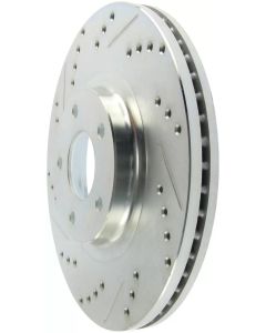 StopTech Select Sport Drilled and Slotted Brake Rotor Front Right- STOP-227.42080R
