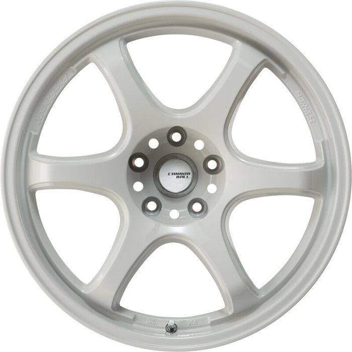 5Zigen ProRacer Cannonball Wheel 18x7.5 +53 5x114.3 White - 1875-51143-53-WT