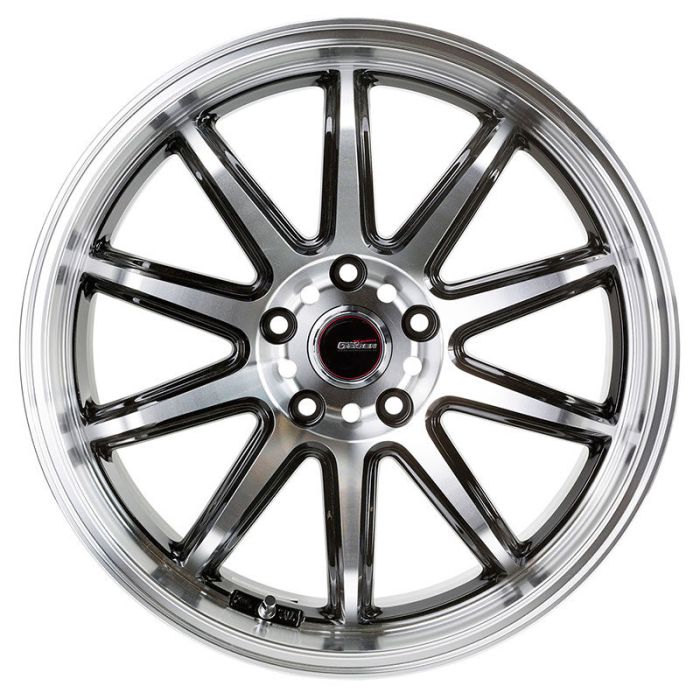 5Zigen Fireball RR Wheel 18x9.5 +37 5x114.3 Polished Black -  1895-51143-37-PB